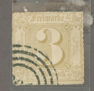 Thurn & Taxis #25 Used Single