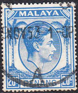 Malaya - Penang  #15 Used