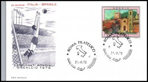 Italy Soccer Championship Brazil 1978 Cover