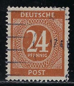 Germany AM Post Scott # 544, used