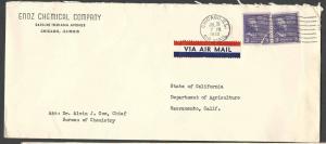 DATED 1940 COVER PREXY COIL PR #842 3c X 2 = 6c AIT MAIL RATE ALTHOUGH SEE INFO