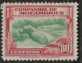 Mozambique Company ^ Scott # 186 - MH