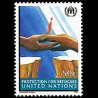 UN-NEW YORK 1994 - Scott# 643 Refugees Set of 1 NH