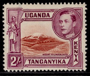 KENYA UGANDA TANGANYIKA GVI SG146b, 2s lake-brown & brown-purple M MINT. Cat £50