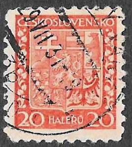 Czech 154 - Coat of Arms - Used - 1929