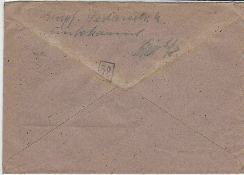 Germany Bad Sachsa 1948 Allied Occupation Stamps Cover to Hanover Ref 32376