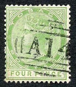 Trinidad and Tobago SG10 4d Green wmk CC SUPERB Used Cat 40+ pounds