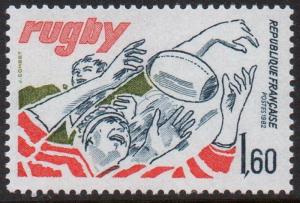 France 1982 Sports Rugby VF MNH (1843)