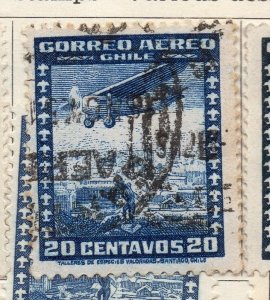 Chile 1934-36 Early Issue Fine Used 20c. 234724