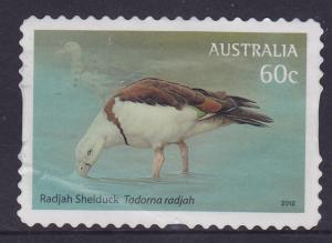 Australia 2012 Waterbirds Shelduck  60c used 