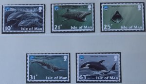 ISLE OF MAN 1998 OCEAN ANIMALS SG798/802, MNH ..SEE SCAN