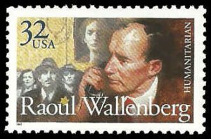 PCBstamps   US #3135 32c Raoul Wallenberg, MNH, (7)