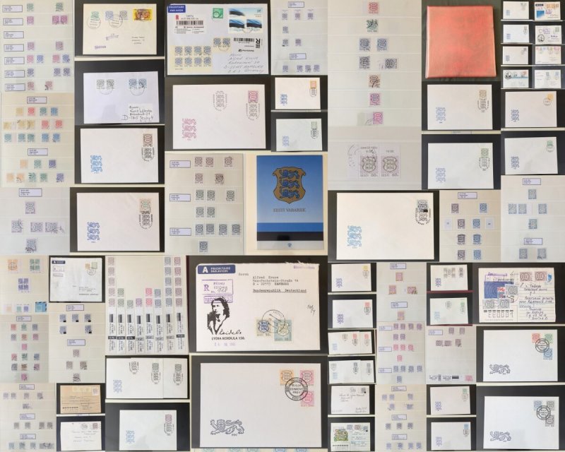 Estonia 1991 Arms MNH Unused Used Covers Pack In Lindner (190+)2.2kg(GM1633)