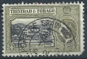 Trinidad & Tobago 1953 - 24c Elizabeth II - SG275 used