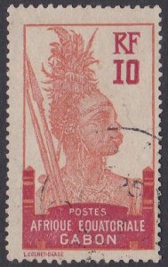 Gabon Sc #54 Used
