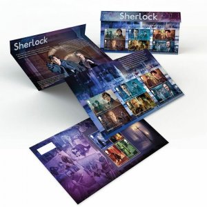 Royal Mail - Sherlock - Presentation Pack - With UV light details - MNH