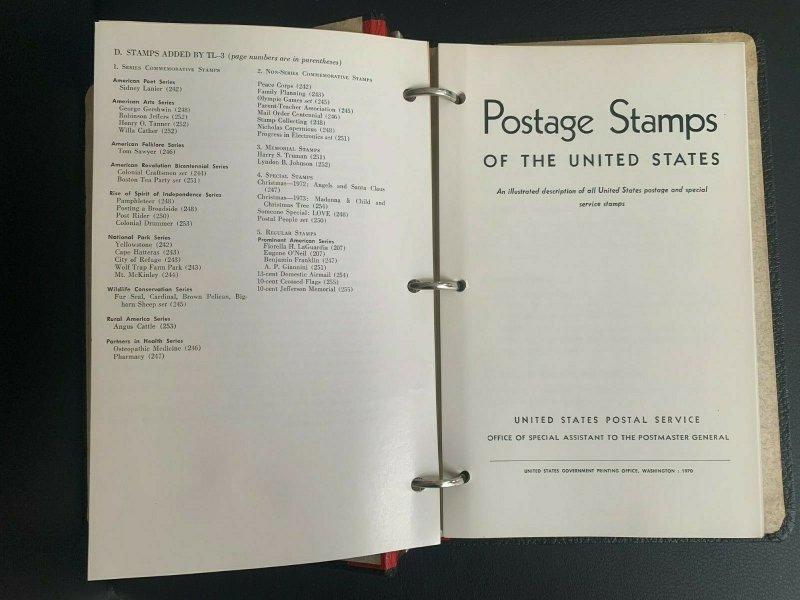 1970's Stamp Collection In Book