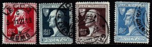 Italy 1927 - Alessendro Volta  - VF-Used set # 188-191