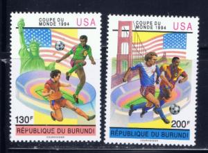 Burundi 700-01 NH 1993 Soccer Set