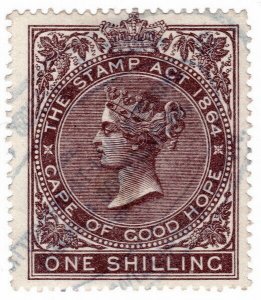 (I.B) Cape of Good Hope Revenue : Stamp Duty 1/- (1878)