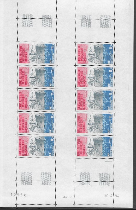 FSAT C83a in MNH full sheet x 3. vf, 2020 CV $127.50