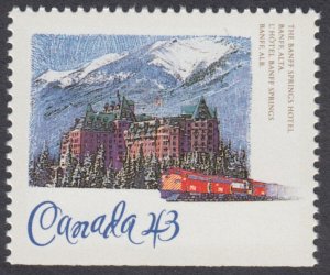 Canada - #1468 Historic CPR Hotels Booklet Stamp - MNH