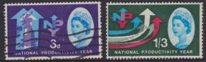 Great Britain Sc#388-389 Used