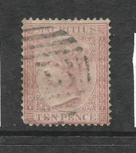 MAURITIUS  1863-72  10d    QV    FU      SG 67 