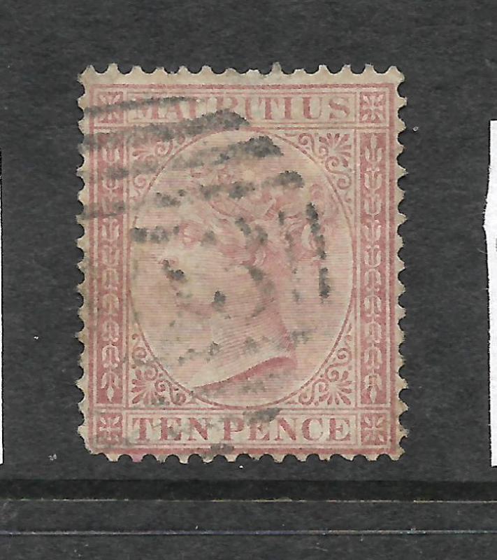 MAURITIUS  1863-72  10d    QV    FU      SG 67 