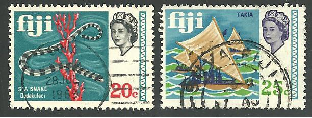 Fiji #270-271, Used**-