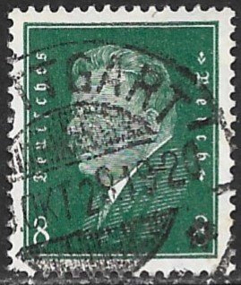 GERMANY 1928-32 8pf President Friedrich Ebert Issue Sc 370 VFU