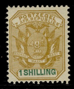 SOUTH AFRICA - Transvaal QV SG223, 1s ochre & green, M MINT.