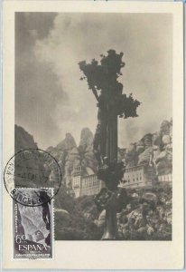 48399 - SPAIN - MAXIMUM CARD - architecture: Montserrat 1957-