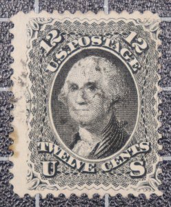 Scott 69 - 12 Cents Washington - Used - Nice Stamp - SCV - $95.00 