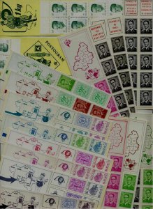 Belgium 17 diff. MNH booklets/ definitives