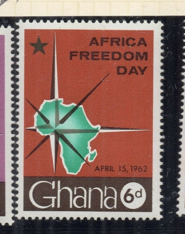 Ghana 1962 Early Issue Fine Mint Hinged 6d. NW-167900