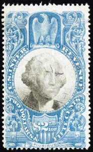 US Stamps # R124 Revenue Used Scott Value $60.00