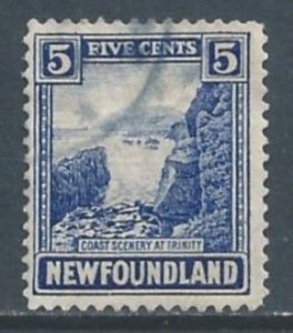 Newfoundland #135 Used 5c Coast of Trinity