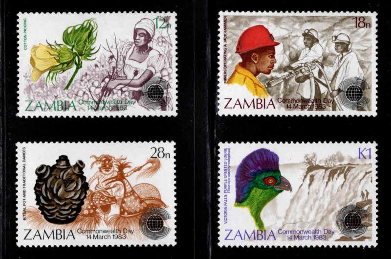 Zambia Scott 276-279 MNH** stamp set