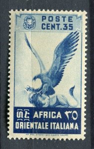 ITALIAN COLONIES AFRICA; 1938 early Pictorial issue Mint hinged 35c. value