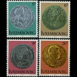 LUXEMBOURG 1979 - Scott# 618-21 Roman Coins Set of 4 NH