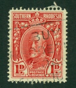 Southern Rhodesia 1935 #17 U SCV(2020)=$0.25