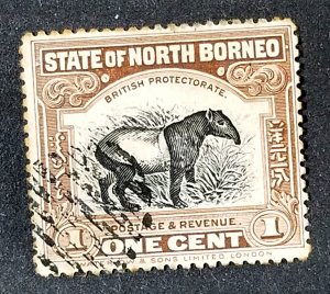 North Borneo #136 Used     …...............(XRA5)