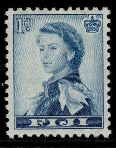 FIJI QEII SG281, 1d turquoise-blue, NH MINT.