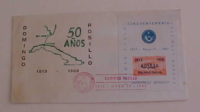 CUBA   FDC SHEETLET 17 MAY 1963 CACHET UNADDRESSED