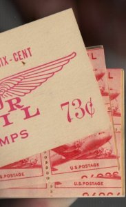 1949 AIRMAIL BKC4 C39a mint 20% plate numbers 24263 24264