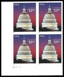 PCBstamps   US #3648 PB $54.60(4x$13.65)Capital Dome,  (B1111), MNH, (PB-3a)