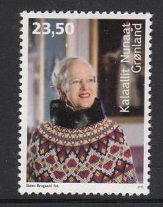 Greenland MNH 2015 23.50k Queen Margrethe's 75th Birthday