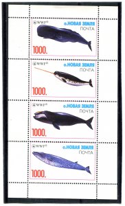 NOYTA 1998 South Russia WWF Fauna Marine Sheet Perforated Mint (NH)