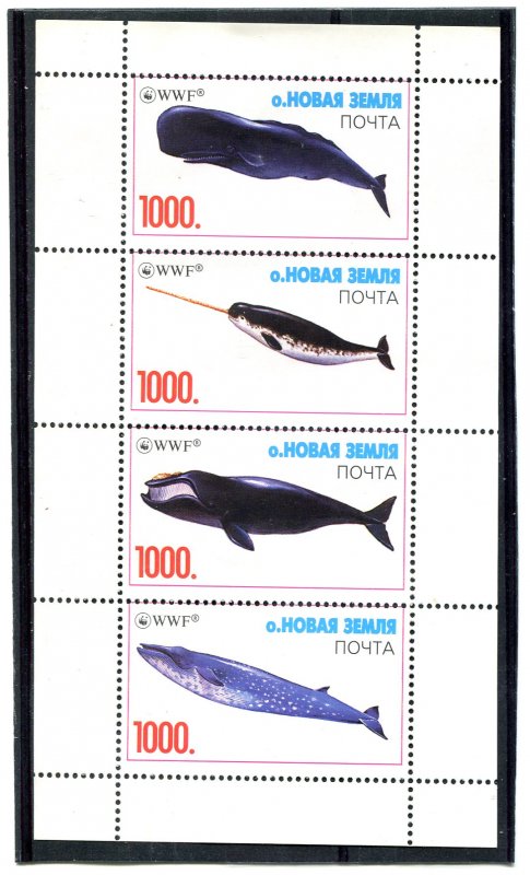 NOYTA 1998 South Russia WWF Fauna Marine Sheet Perforated Mint (NH)